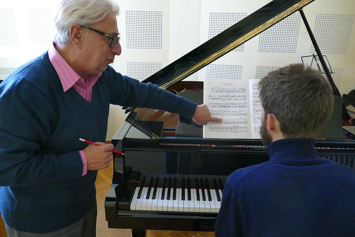 Massimiliano Damerini corso di perfezionamento di pianoforte