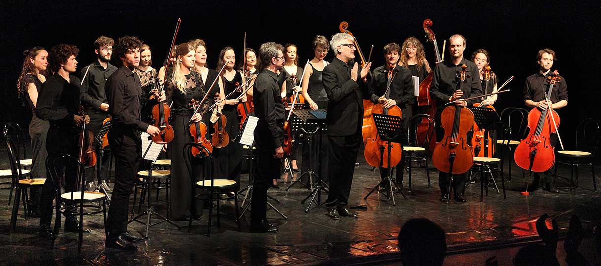 Orchestra da Camera Accademia al Teatro Vittoria diretta da Alessandro Milani - ph Remo Caffaro