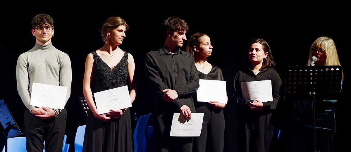 Borse di studio Accademia di Musica cerimonia di consegna