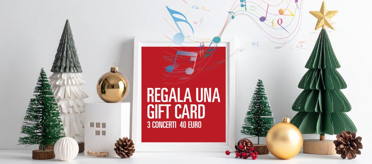 proposta regalo Gift card concerti Pinerolo per natale